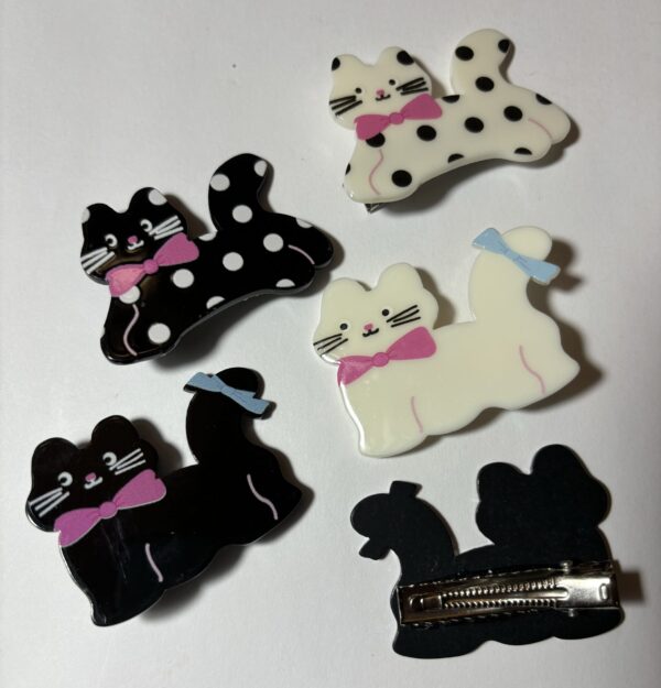 Sweet Kitten Acrylic Barrette